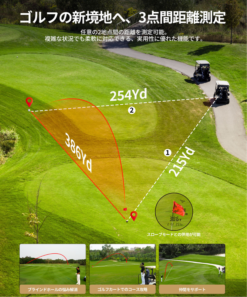 SILLAIDゴルフレーザー距離計VM1